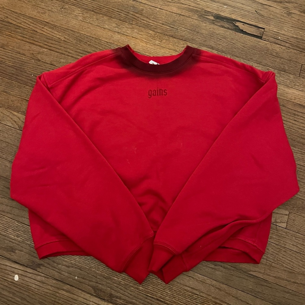 Gymshark Red Crewneck